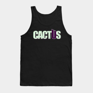 Cactus Retro Tank Top